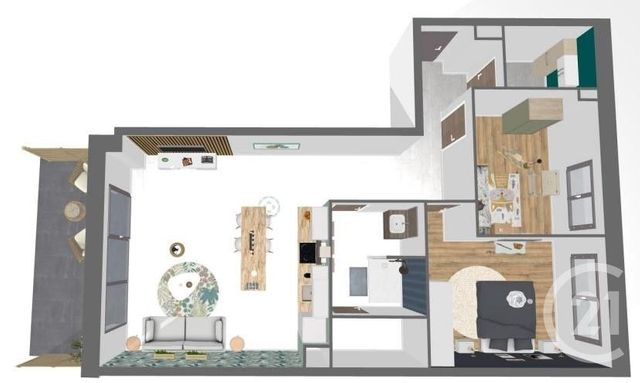 Appartement F3 à vendre - 3 pièces - 66.58 m2 - VALDAHON - 25 - FRANCHE-COMTE - Century 21 Avenir Immobilier